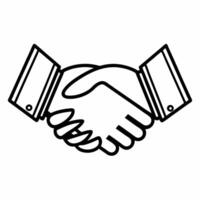 Candid Closing Deal with Handshake concept as A candid image capturing the moment a deal is closed with a handshake in an ESG negotiation The camera focuses on the handshake symbo Square Square vector