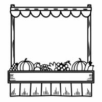 Candid Farmers Market Exchange concept as A candid image of a customer picking fresh produce from a farmers stall with a white background The camera pans slightly to capture the n Square Square vector