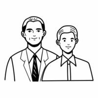 Candid Mentorship Session Promoting Growth concept as A candid image of a senior executive mentoring a younger employee on ESG initiatives fostering growth and community The camer Square Square vector