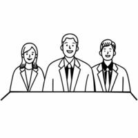 Candid Negotiation Finding Middle Ground concept as A candid image of negotiators from different companies finding middle ground during ESG discussions The camera captures the mom Square Square vector