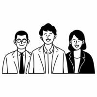 Candid Team Celebrating Green Milestone concept as A candid image of a business team celebrating after achieving an environmental milestone with a white background The camera capt Square Square vector