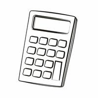Close up of a futuristic glowing holographic calculator representing financial leadership concept as A macro shot of a glowing holographic calculator symbolizing responsibility and Square Square vector