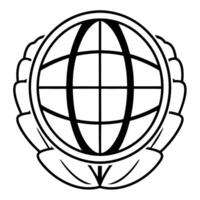 Close up of Globe Growing from Seed concept as A macro shot of a globe emerging from a seed held in a hand The camera zooms in on the globe symbolizing global growth and community Square Square vector