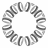 Coins Spinning in Mid Air concept as coins are shown spinning in mid air against a white background The camera captures a dynamic side view highlighting their rotation and Square Square vector