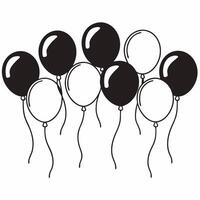 Colorful New Year Elements concept as A collection of colorful elements representing New Year 2026 including balloons and confetti isolated on a white background The camera captur Square Square vector