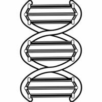 DNA helix made of renewable energy icons concept as Animation of a DNA double helix structure formed by various renewable energy icons solar panels wind turbines etc floating an Square Square vector