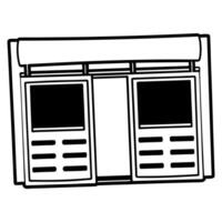Exit poll interviewer in action concept as Medium shot of an exit poll interviewer engaging with voters leaving a polling station Camera follows the interviewers movements capturi Square Square vector