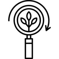 Autotroph applied outline icon vector