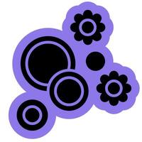 erythrocytes hypertonic system solid colour icon vector
