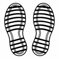 Flat Abstract data streams forming carbon footprint concept as Panning shot of abstract data streams flowing to form a giant footprint Camera follows as business figures interact Square Square vector