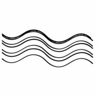 Flat Abstract digital waves with bokeh concept as Soft abstract digital waves flow across a background of cool toned bokeh lights The camera employs a gentle right to left pan sym Square Square vector