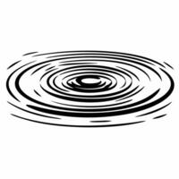 Flat Abstract white ripples concept as Wide shot of abstract white ripples on a calm surface Camera slowly moves across the ripples suggesting tranquility Represents emotional ca Square Square vector