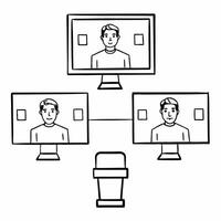 Flat political speeches concept as Close up of an AI system generating political speeches in real time Camera pans across multiple language outputs and sentiment anal Square Square vector