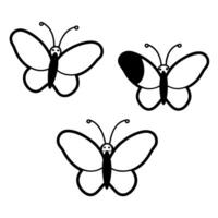 Flat Ascending white butterflies concept as Wide shot of a swarm of white butterflies rising upwards Camera follows the butterflies ascent symbolizing transformation and hope Iso Square Square vector