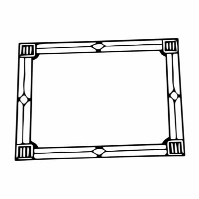 Flat Balance scale outline frame concept as Close up of a frame made of simple white outlines depicting balance scales Camera slowly pans across the frame emphasizing equilibrium Square Square