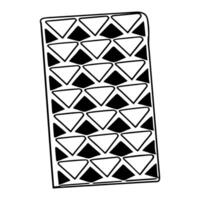 Flat Ballot origami tile tessellation concept as Minimalist origami style ballot icons forming a tessellating pattern Camera zooms in and out of the pattern revealing intricate fo Square Square vector