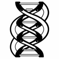 Flat Bokeh lights forming DNA helix of sustainability concept as Close up of bokeh lights swirling to form a DNA double helix Camera follows the helix as it rotates revealing sust Square Square vector