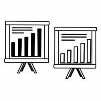 Flat Business charts with bokeh overlay concept as Soft abstract business charts and graphs overlayed with a cool toned bokeh effect The camera pans slowly across the charts empha Square Square vector