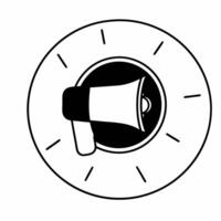 Flat Campaign funding funnel concept as illustration of a funnel showing campaign funding sources flowing into a candidate silhouette Camera slowly pans down the funnel rev Square Square vector