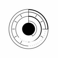 Flat Campaign promise fulfillment tracker concept as of a circular progress bar showing the percentage of campaign promises fulfilled Camera rotates around the circle as it Square Square vector