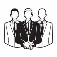 Flat Candid Negotiators Shaking Hands concept as A candid shot capturing negotiators shaking hands after reaching a compromise in ESG discussions The camera focuses on the handsha Square Square vector