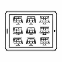 Flat Close up of Holographic Renewable Energy Icons concept as A macro shot featuring holographic icons of renewable energy sources like wind turbines and solar panels The camera Square Square vector