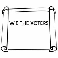 Flat Constitution scroll frame with quill pen concept as Wide shot of a frame formed by an unrolling constitution scroll with a quill pen writing We the Voters Camera follows the Square Square vector