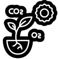 Autotroph growth solid icon vector