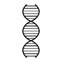 Flat DNA helix made of renewable energy icons concept as Animation of a DNA double helix structure formed by various renewable energy icons solar panels wind turbines etc floati Square Square vector