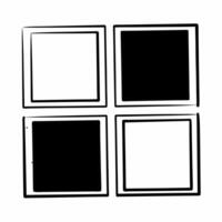 Flat Emotional spectrum square tiles concept as Abstract tiles representing various emotions through minimal color gradients on white squares Camera pans across the spectrum revea Square Square vector