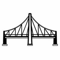Flat Floating Bridge Connecting Hands concept as A bridge connecting two hands floats mid air against a white background The camera captures a side angle symbolizing compromise br Square Square vector
