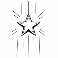 Flat Floating Holographic Star concept as An isolated holographic star floating against a white background symbolizing hope and celebration for Happy New Year 2026 The camera capt Square Set 3 Square vector