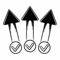 Flat Floating integrity verified prediction arrows concept as Wide shot of holographic arrows representing election predictions each with a visible integrity verification seal Cam Square Square vector