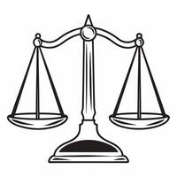 Flat Floating white balance scales concept as Medium shot of white balance scales hovering in mid air Camera slowly pans across the scales as they tilt representing emotional equi Square Square vector