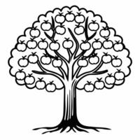 Flat Floating sustainability tree with community shaped fruits concept as Wide shot of a floating tree with leaves representing various sustainability practices and fruits symboliz Square Square vector