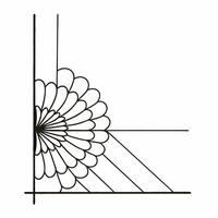 Flat Fractal revenue growth concept as Close up of a fractal pattern forming and expanding Each iteration of the fractal represents increasing revenue with colors shifting to indi Square Square vector