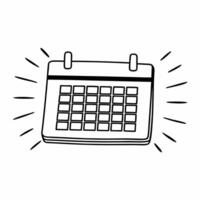 Flat Fundraising calendar with glowing donation days concept as Close up of a fundraising calendar with certain dates glowing to indicate high donation days Camera slowly moves ac Square Square vector