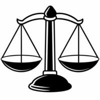 Flat Glossy democracy scales concept as Close up of shiny scales balancing democracy against various policy issues Camera slowly pans across the balanced scales Clear copy space Square Square vector