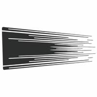 Flat Glossy Light Trails with Copy Space concept as Glossy light trails streak across a plain white background leaving significant copy space to the right The camera captures moti Square Set 2 Square vector