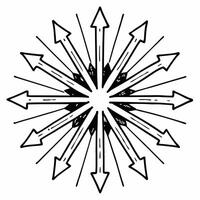 Flat Glossy orbits representing ESG integration concept as Tracking shot of glossy orbits representing E S and G intersecting to form a cohesive system Camera moves through the or Square Square vector