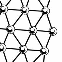 Flat Glossy Network Connections with Copy Space concept as Glossy network lines connect nodes on a plain white background leaving significant copy space to the left The camera cap Square Square vector