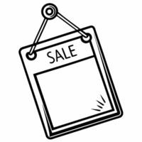 Flat Glossy Sale Tag Hanging concept as A glossy sale tag hangs suspended against a plain white background leaving significant copy space around The camera captures a close up wit Square Square vector