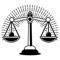 Flat Glowing ESG compromise scales balancing diverse icons concept as Panning shot of abstract glowing scales balancing various ESG and community icons Camera moves around the sca Square Square vector