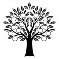 Flat Green business idea tree with sustainable fruit concept as Animation of a tree growing from a seedling with branches forming into various sustainable business ideas renewable Square Square vector