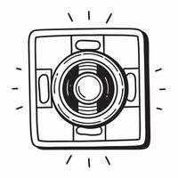 Flat Holographic campaign button interface concept as Extreme close up of a futuristic campaign button with a holographic interface Camera slowly zooms out to reveal intricate det Square Square vector