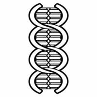 Flat Holographic DNA of sustainable business concept as Tracking shot following a DNA helix made of holographic business and sustainability icons Camera pans out to show the DNA f Square Square vector