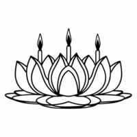 Flat Holographic Loy Krathong with Glowing Lanterns concept as Capture a glowing holographic Loy Krathong floating on water surrounded by shimmering lanterns The camera slowly pan Square Set 7 Square vector