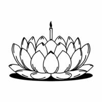 Flat Holographic Loy Krathong with Glowing Lanterns concept as Capture a glowing holographic Loy Krathong floating on water surrounded by shimmering lanterns The camera slowly pan Square Set 17 Square vector