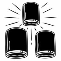 Flat Holographic Loy Krathong with Glowing Lanterns concept as Capture a glowing holographic Loy Krathong floating on water surrounded by shimmering lanterns The camera slowly pan Square Set 27 Square vector