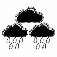 Flat Holographic voter sentiment clouds with integrity raindrops concept as Medium shot of holographic clouds representing voter sentiments with glowing integrity raindrops falling Square Square vector